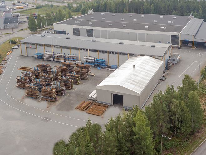 production site birds eye view